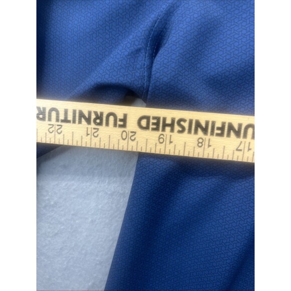 Perry Ellis Shirt Mens Large Motion Navy Blue Long Sleeve Casual Button Up - Picture 11 of 12